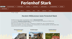 Desktop Screenshot of ferienhof-stark.de