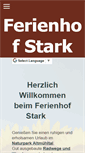 Mobile Screenshot of ferienhof-stark.de
